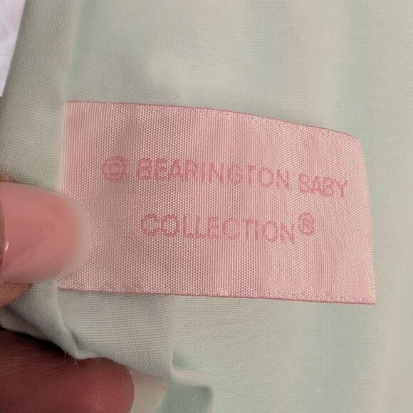 Bearington Pink Owl Lovey Paisley Bow Pacifier Holder Baby Security Blanket Sack - Picture 5 of 6